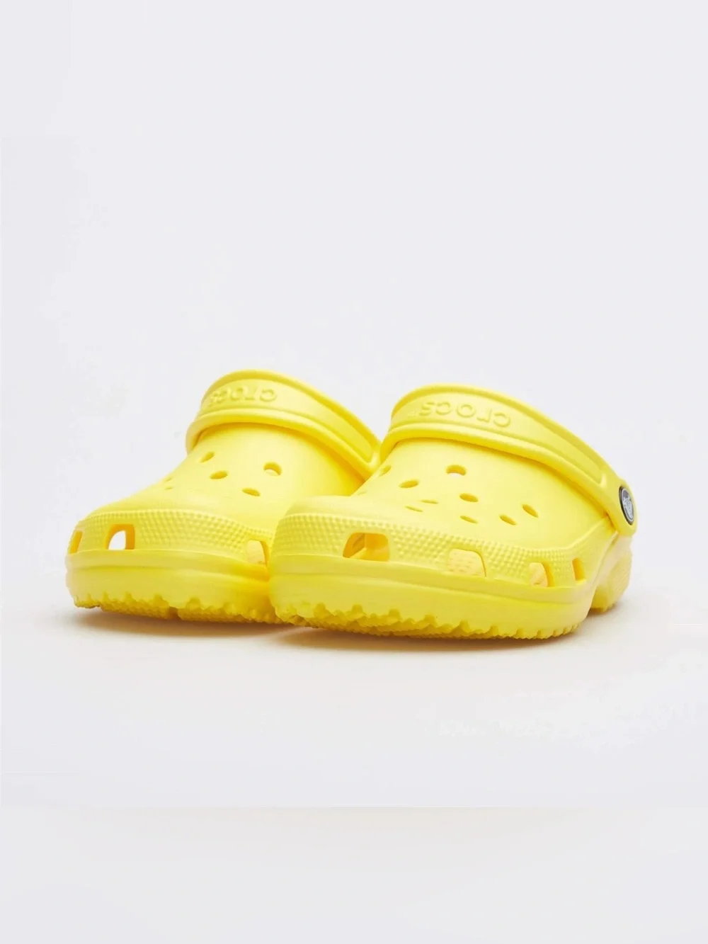 Crocs Kids Classic Clog Lemon Lightweight Heel Strap Shoe Size C7 Water-Friendly